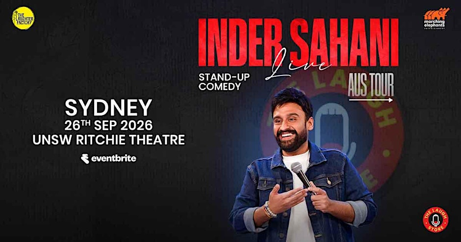 Inder Sahani Live in Sydney