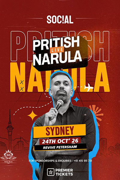 Pritish Narula Live – Sydney 2026