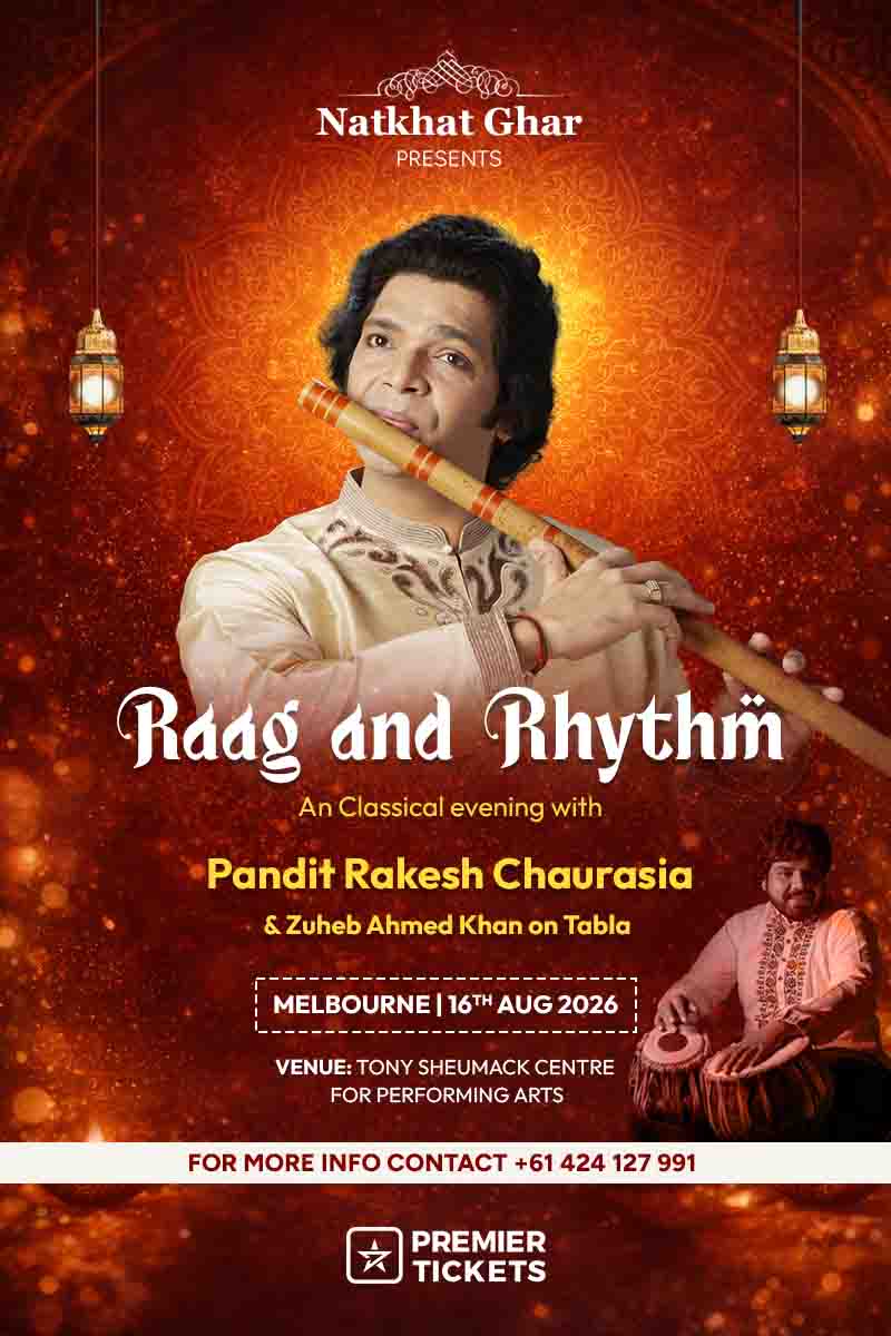 Melbourne – Raag And Rhythm – A Classical Evening With Pandit Rakesh Chaurasia