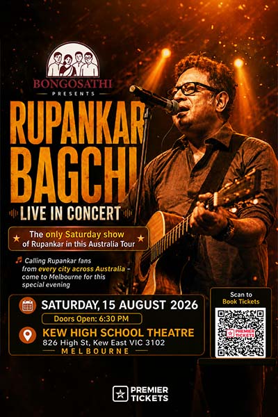 Rupankar Bagchi’s Live Concert 2026 – Melbourne