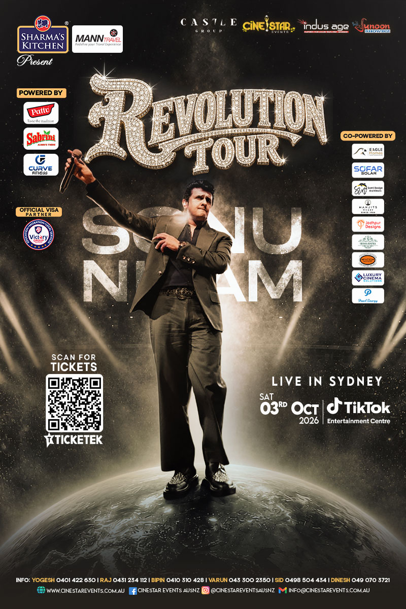 Sonu Nigam Revolution Tour – Sydney 2026