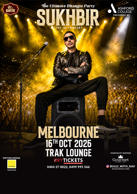 SUKHBIR Live In Concert Melbourne 2026