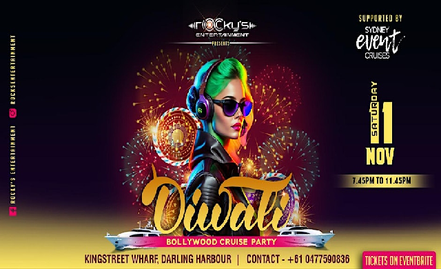 Spottoz.com image for Diwali Bollywood Cruise Party - Sydney