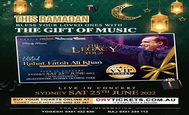 Spottoz.com image for Ustad Rahat Fateh Ali Khan Live In Concert - Sydney